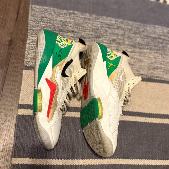 Nike Air Jordan Zoom 92 White Lucky Green Sneakers CK9183-103 - Picture 5 of 7